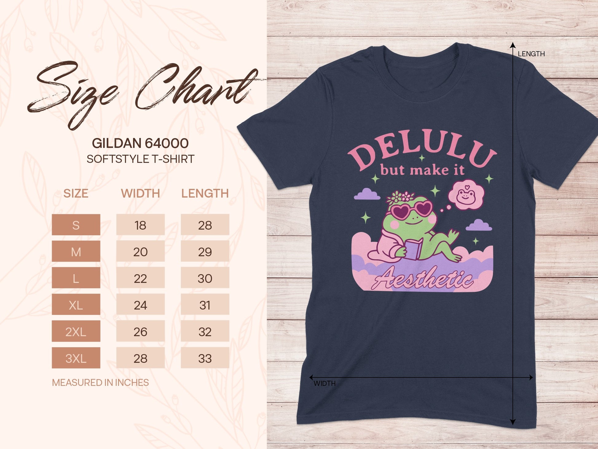 Delulu But Make It Aesthetic T Shirt product type