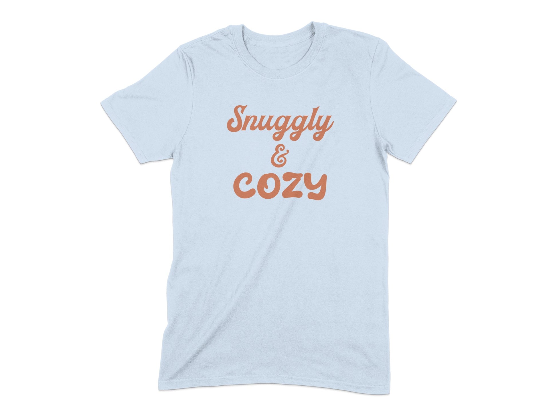 Snuggly and Cozy Graphic Tee Comfortable Casual product