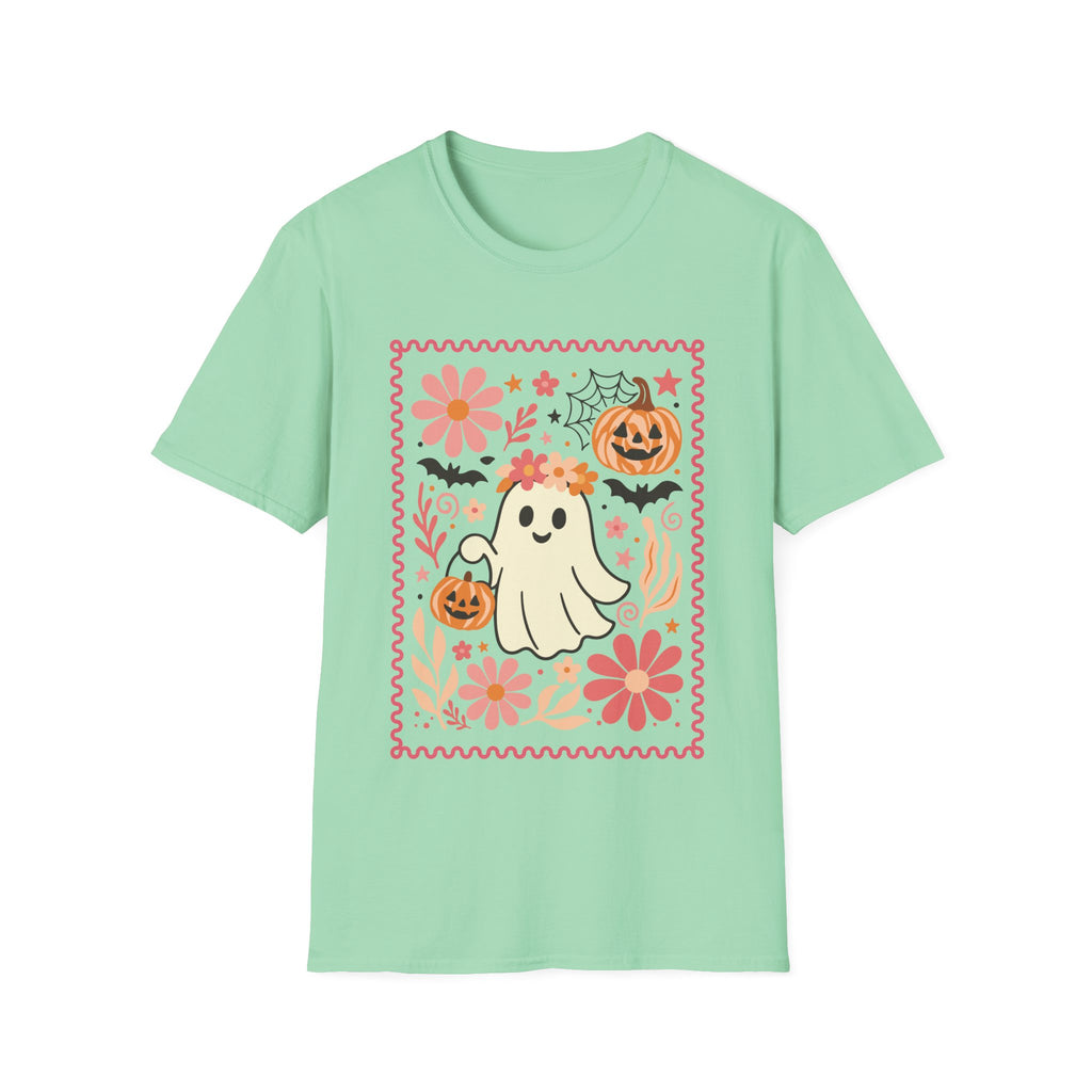 Cute Halloween Pumpkin T-Shirt, Autumn Design XS-5X