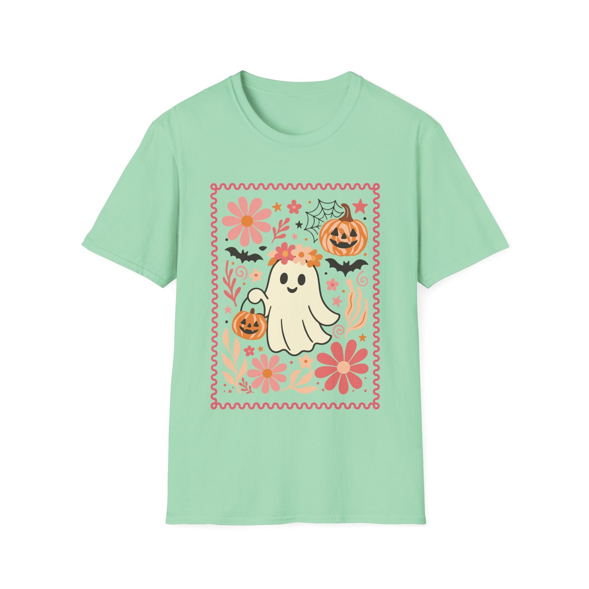 Cute Halloween Pumpkin T-Shirt, Autumn Design XS-5X