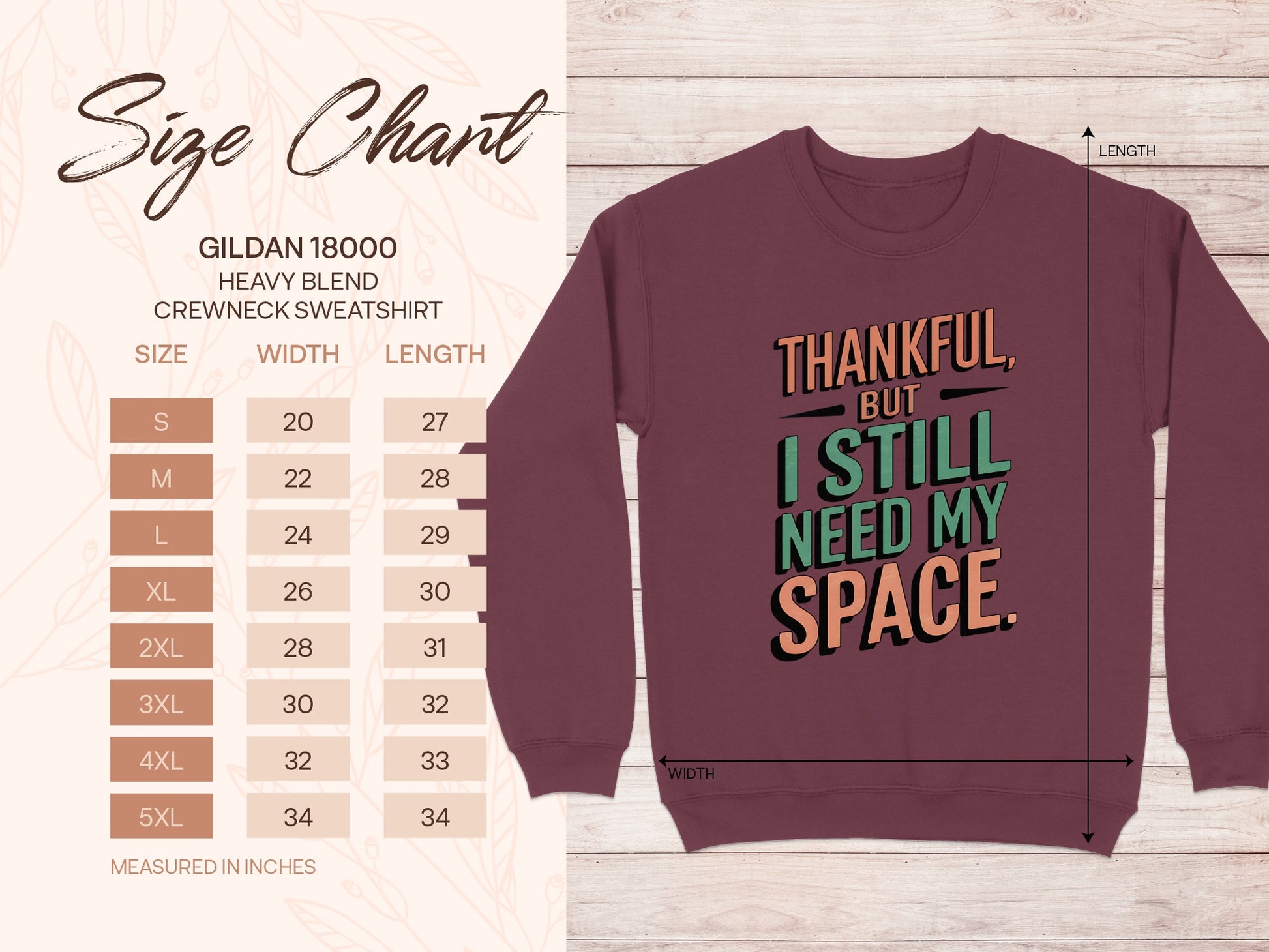Thankful But I Still Need My Space Sweatshirt product