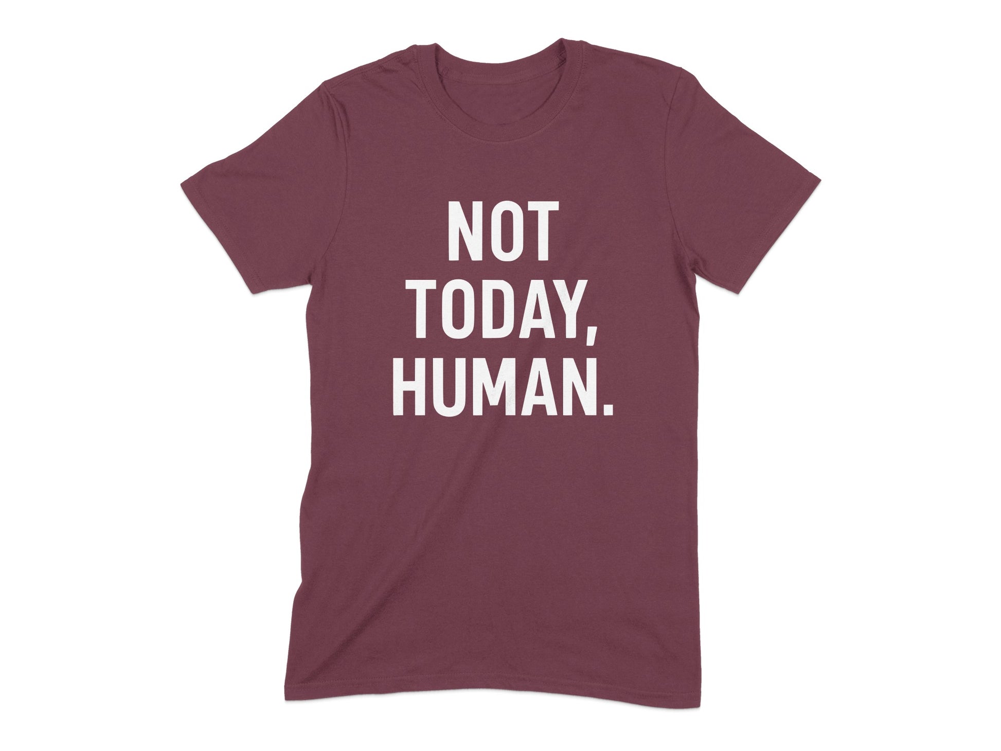 Not Today Human Statement Graphic Tee product