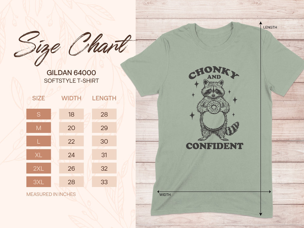 Chonky and Confident Graphic T-Shirt product