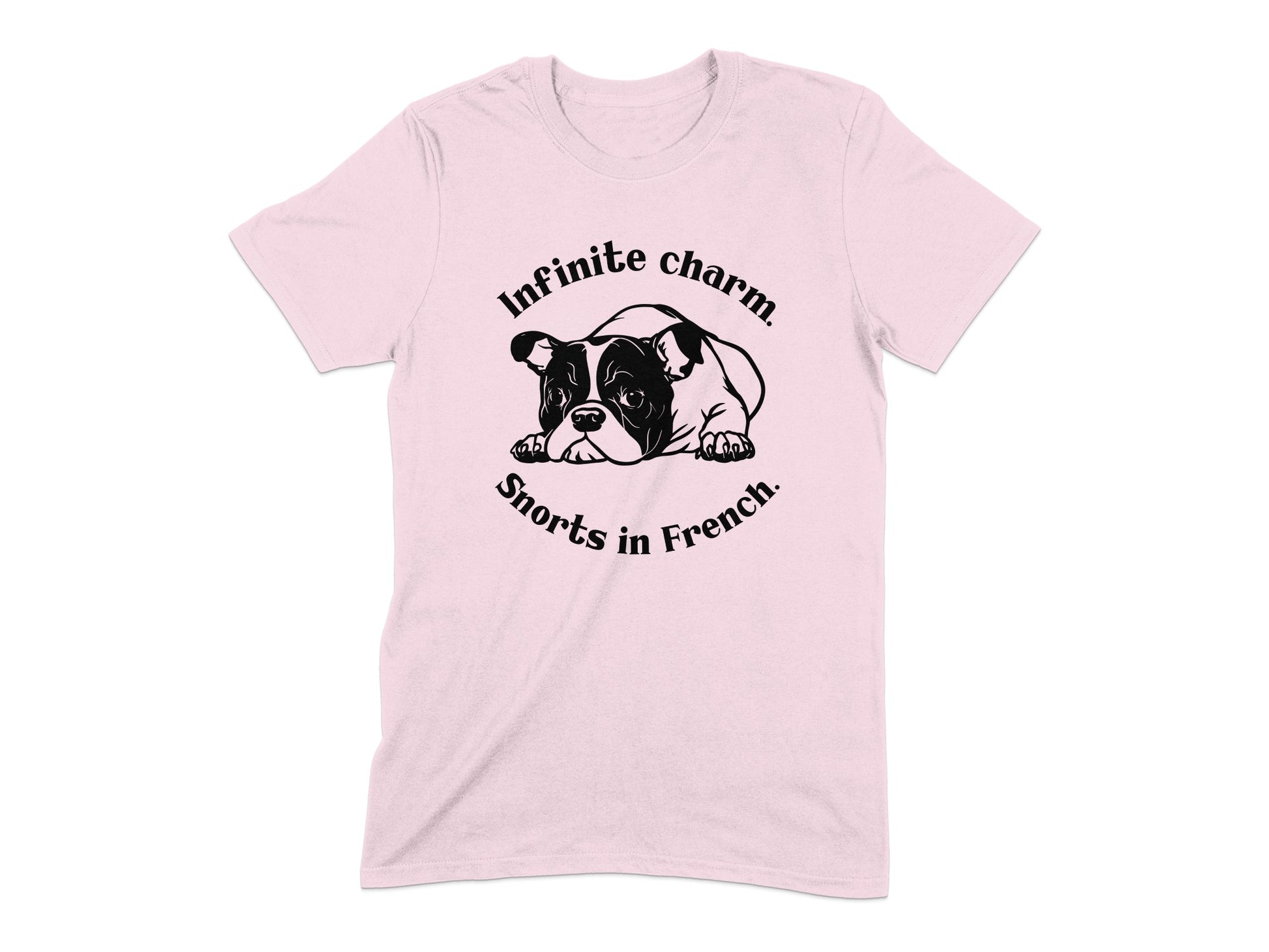 Infinite Charm Snorts in French Dog Shirt Product
