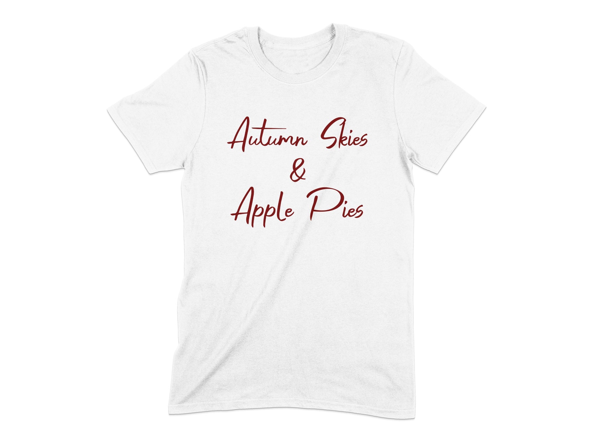 Autumn Skies and Apple Pies Graphic T-Shirt product type