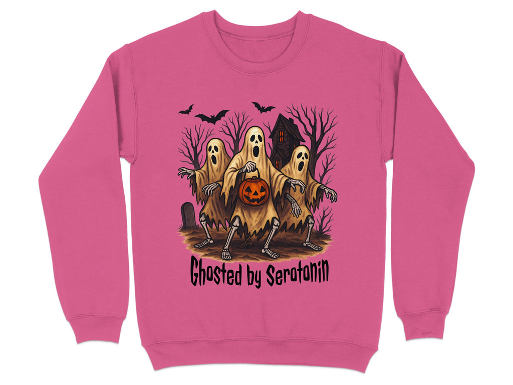 Ghosted by Serotonin Halloween Sweatshirt product type