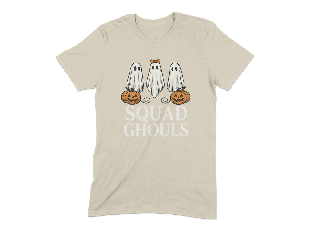 Cute Halloween Squad Ghouls T-Shirt Funny Ghost Design product type