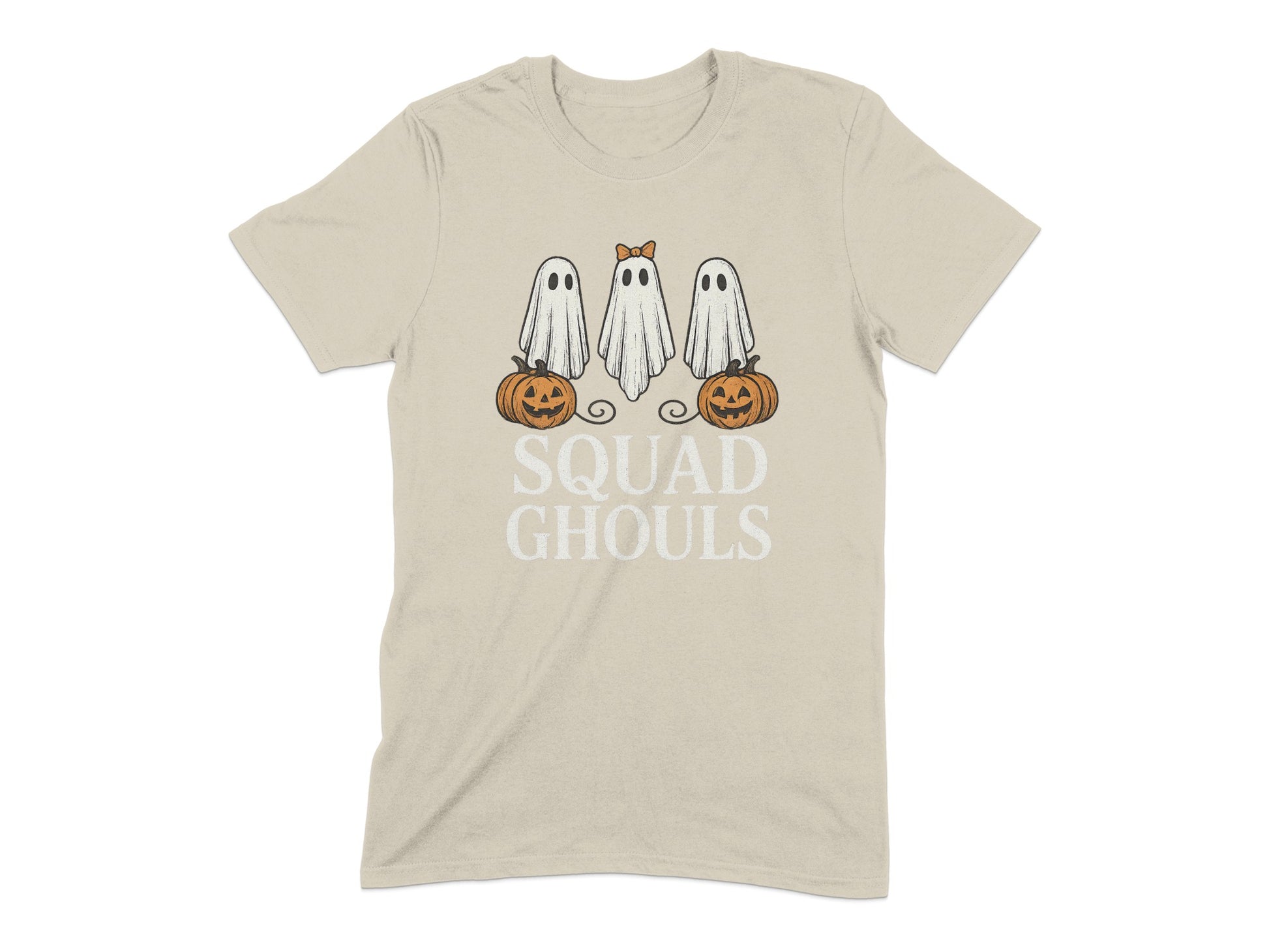 Cute Halloween Squad Ghouls T-Shirt Funny Ghost Design product type