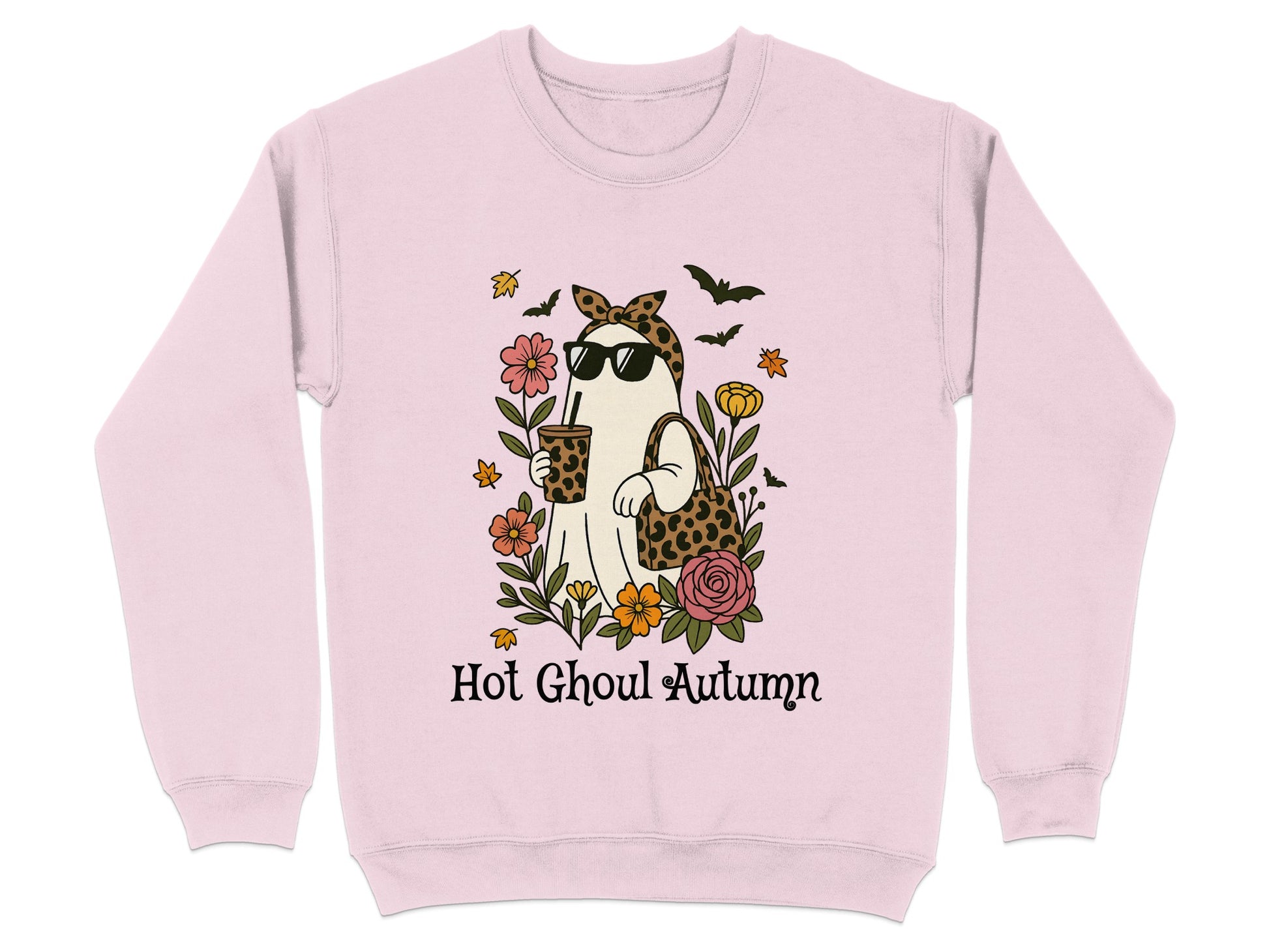 Hot Ghoul Autumn Sweatshirt Halloween Product Type