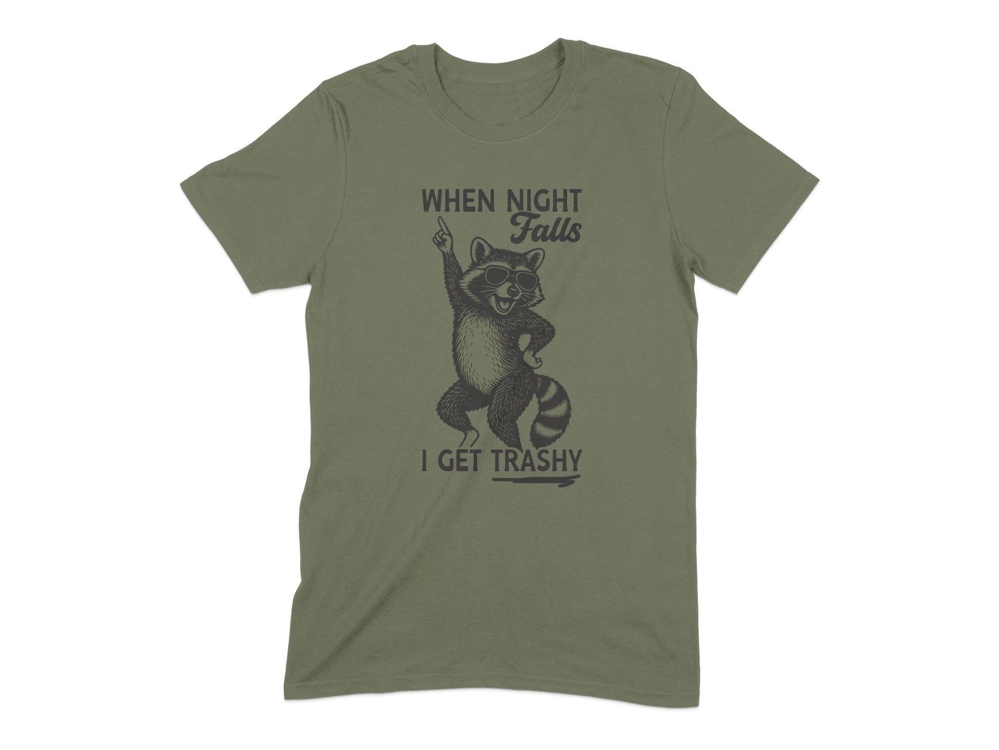 When Night Falls I Get Trashy Graphic Shirt product