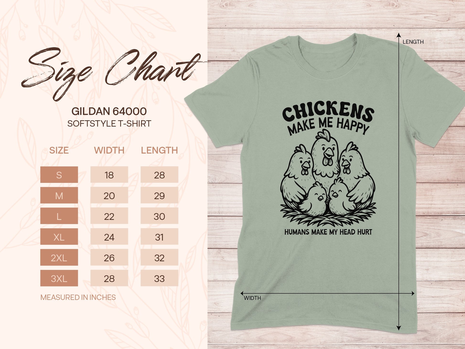 Chickens Make Me Happy Humans Make My Head Hurt product