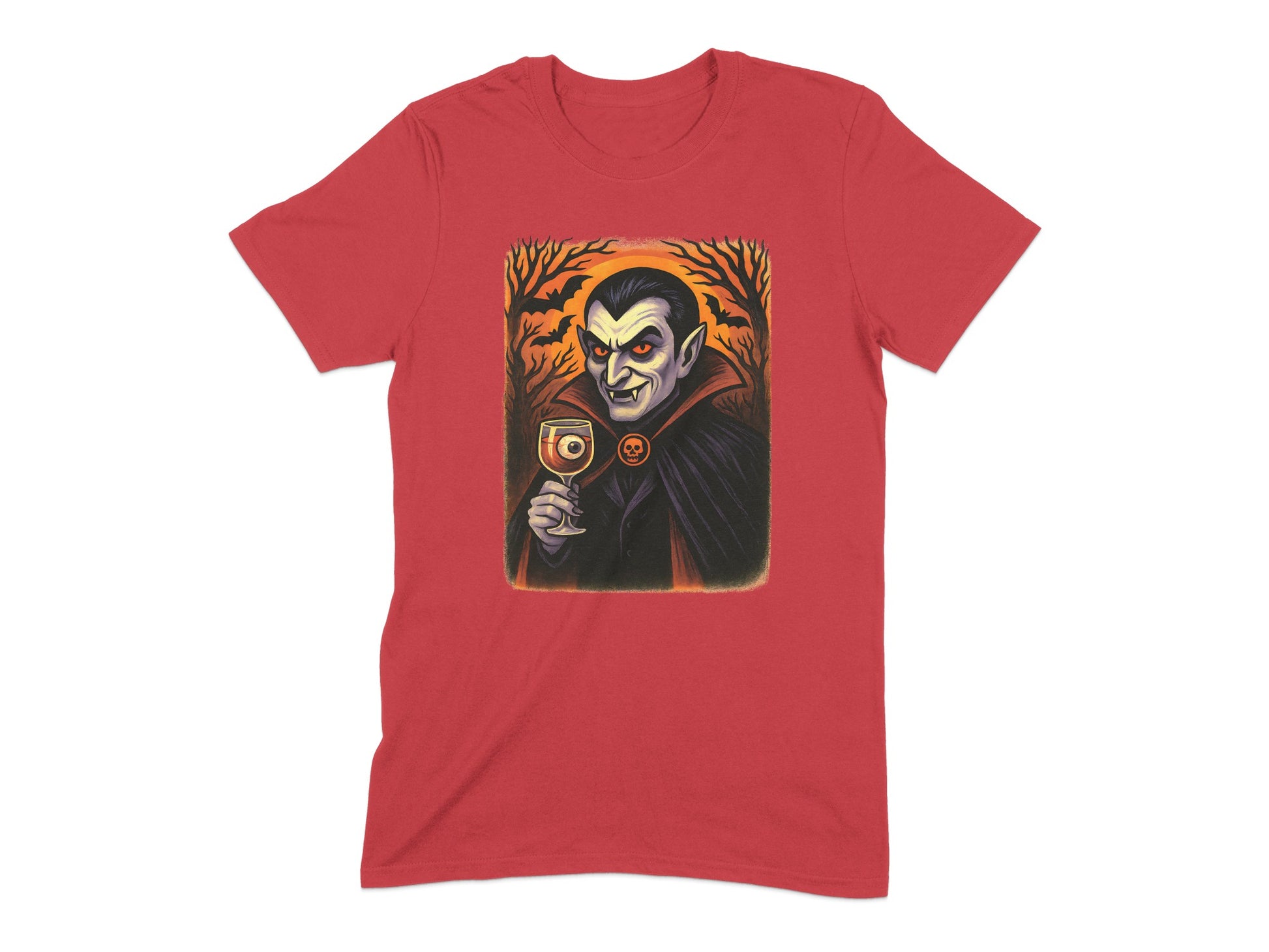 Spooky Vampire Design Graphic Halloween T-Shirt product type