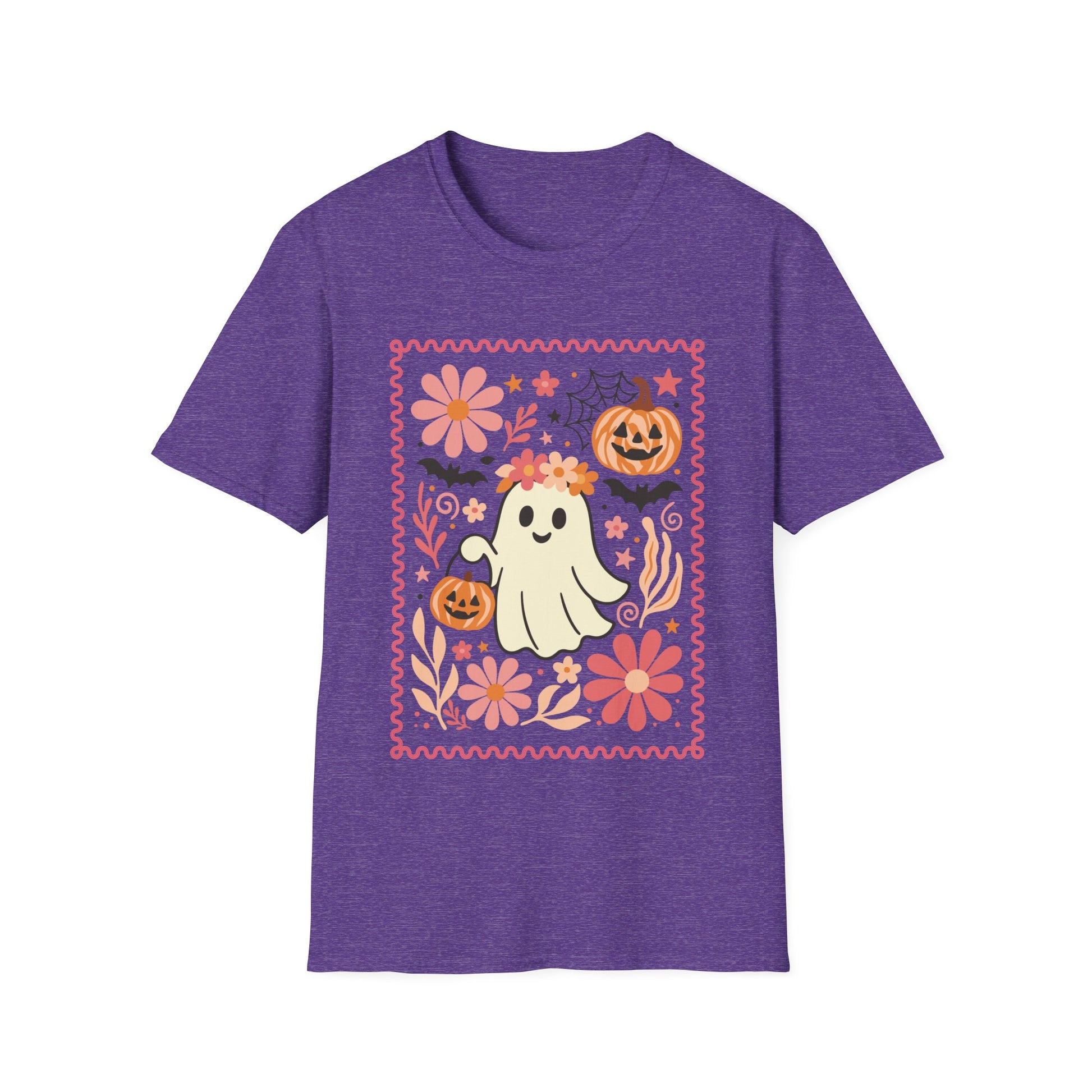 Cute Halloween Pumpkin T-Shirt, Autumn Design XS-5X