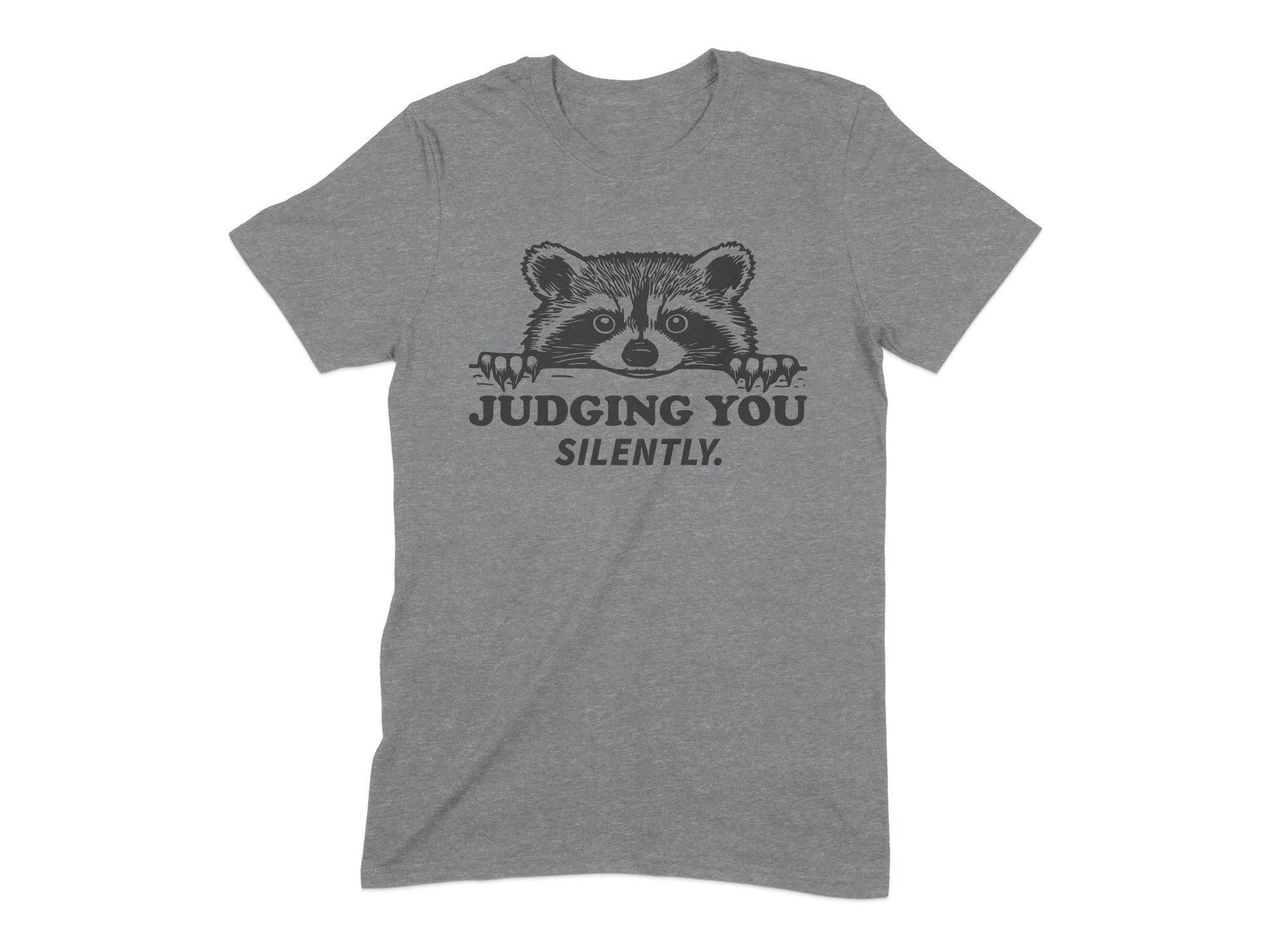 Judging You Silently Raccoon Graphic T-shirt product
