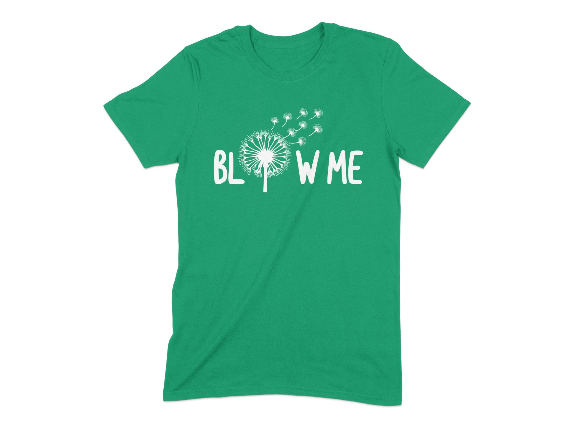 Blow Me Dandelion Graphic Green T-shirt product type