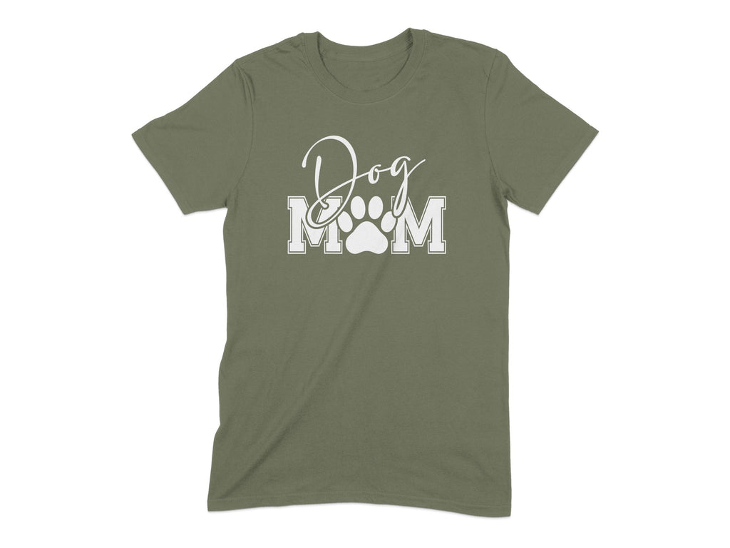 Dog Mom Paw Print Graphic T-Shirt for Pet Lovers product type