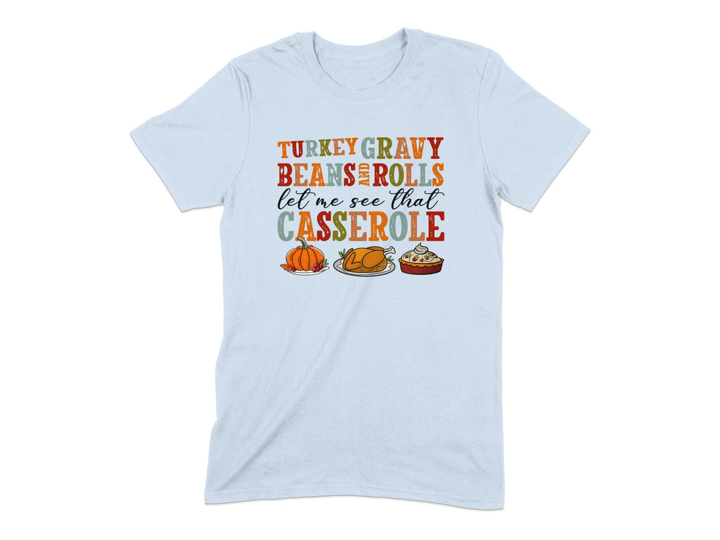Thanksgiving Feast Graphic Print Tee Shirt product