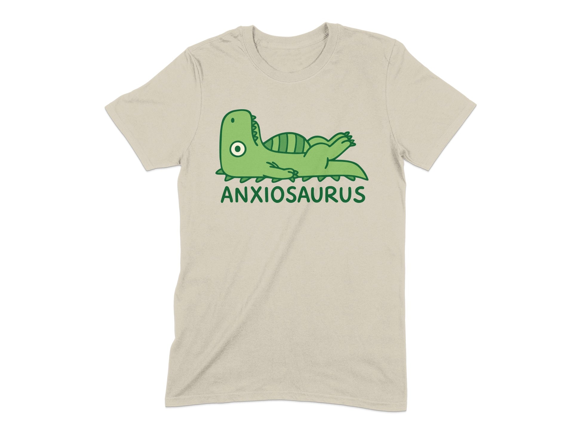 Adorable Anxiosaurus Printed Graphic T-shirt product type