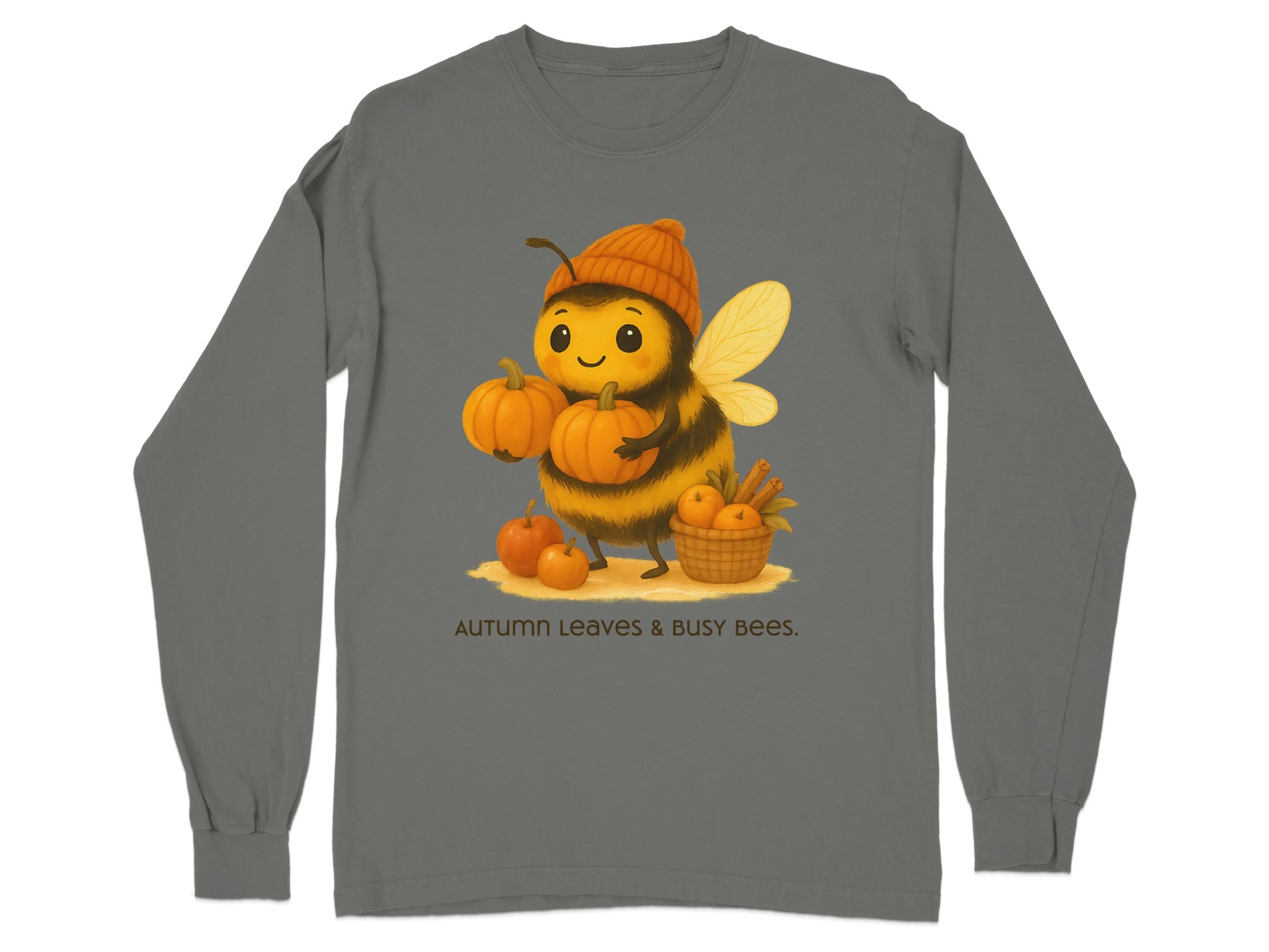 Autumn Leaves and Busy Bees Long Sleeve Shirt product type