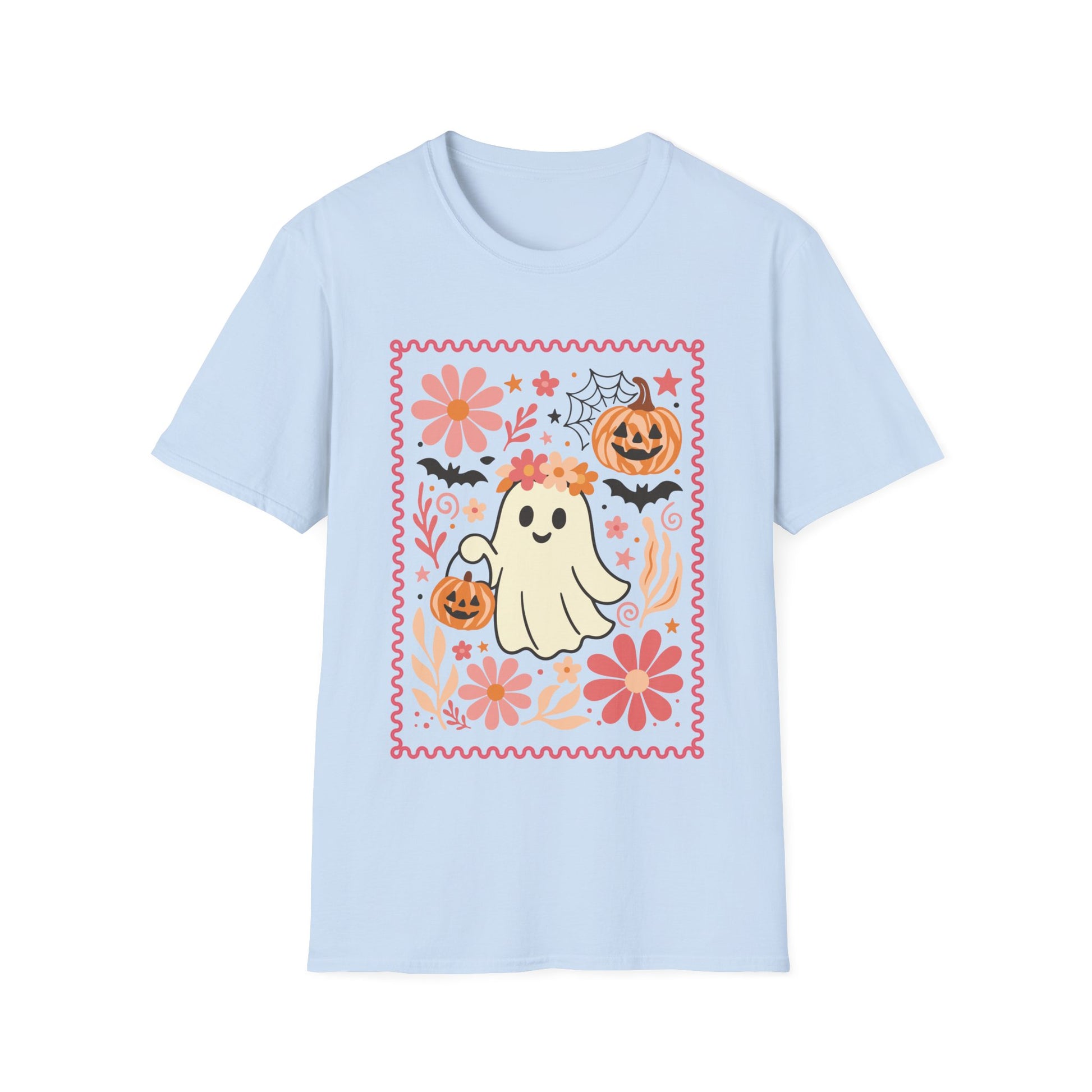 Cute Halloween Pumpkin T-Shirt, Autumn Design XS-5X