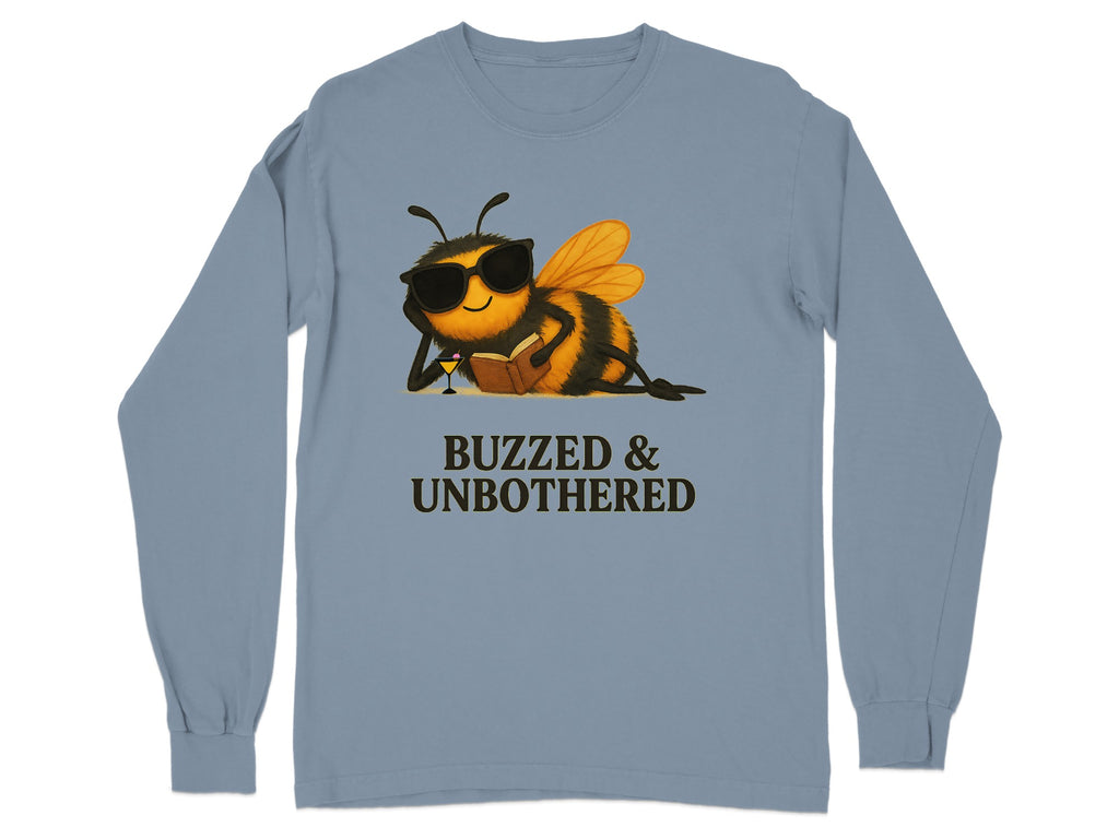 Buzzed and Unbothered Graphic Long Sleeve Shirt product