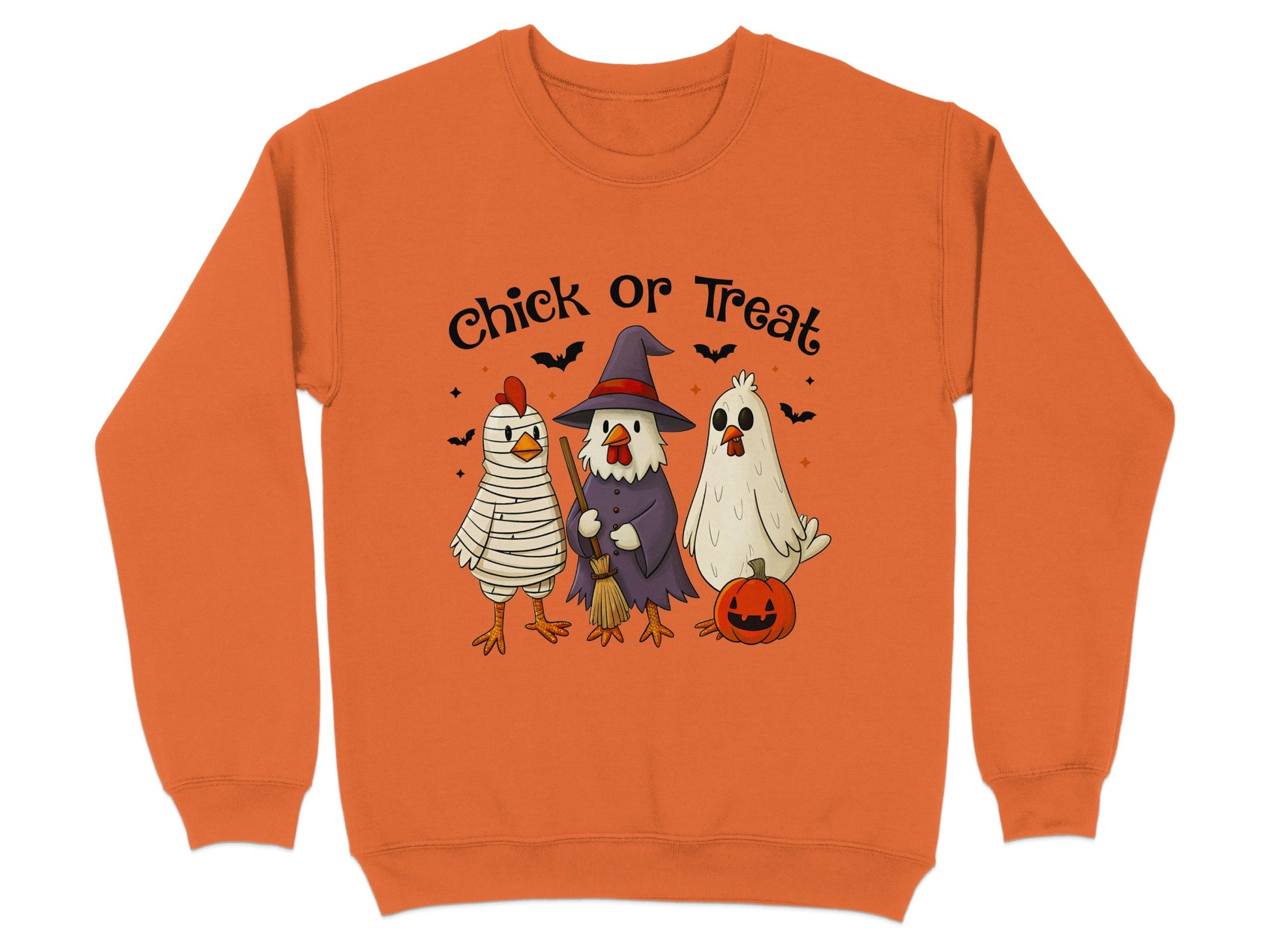 Chick or Treat Halloween Sweatshirt product type
