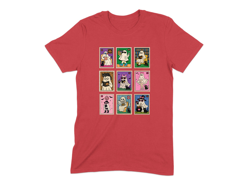Colorful Nine Illustrated Characters T-shirt product