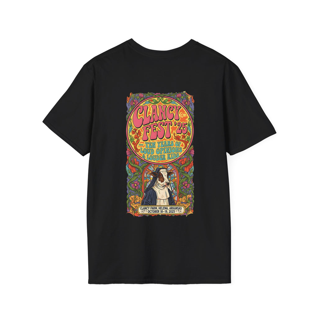 Custom ClancyFest 25 Adult Short Sleeve Tee, Unisex Softstyle T-Shirt, XS-5X