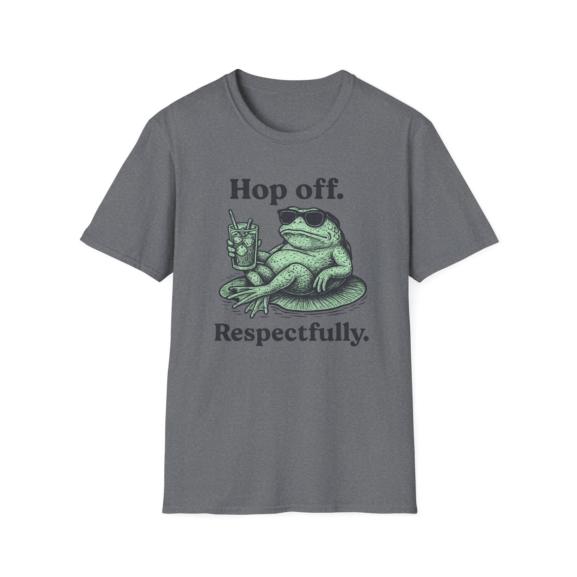 Funny Frog Quote Unisex Softstyle T-Shirt