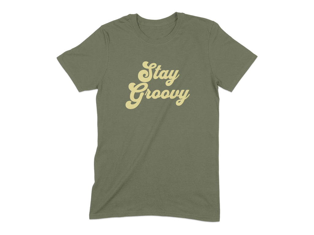 Stay Groovy Statement Design T-Shirt product type