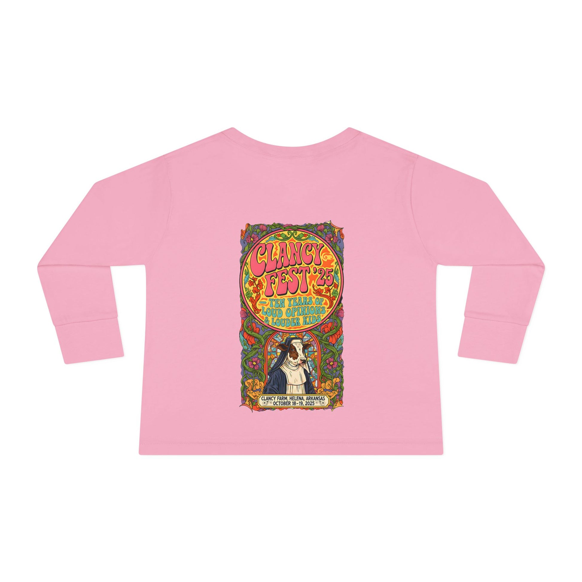 Custom ClancyFest 25 Toddler Long Sleeve Tee