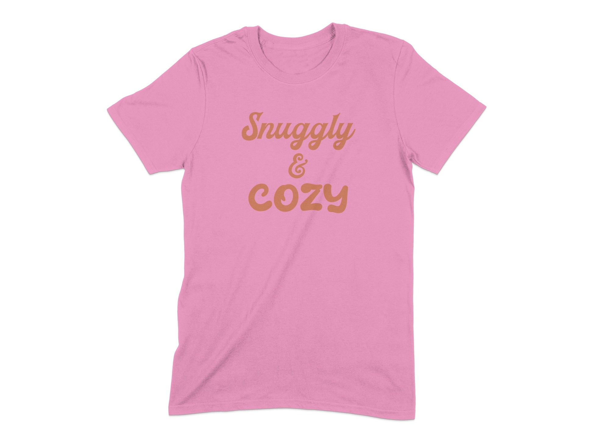 Snuggly and Cozy Pink T-Shirt Comfortable Product Type