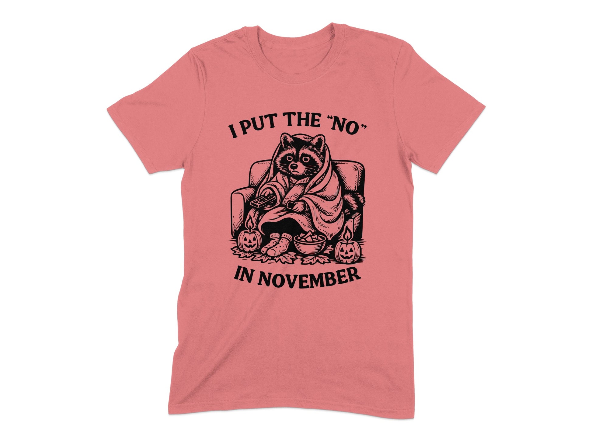 I Put The No In November Funny Cat Lover T-Shirt product type