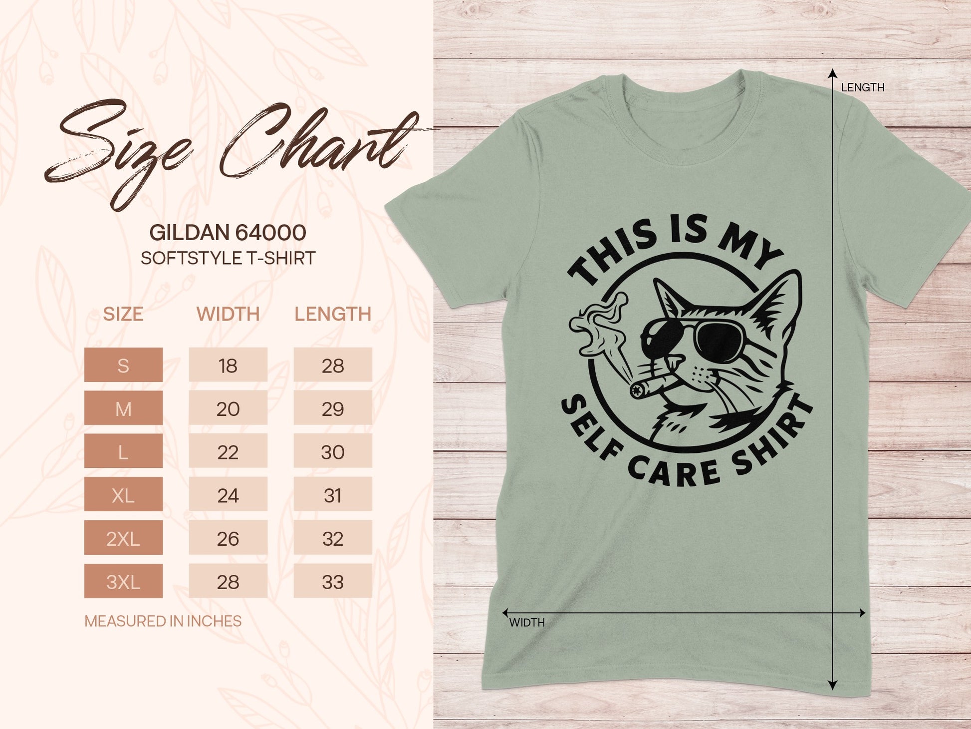 This Is My Self Care Shirt Cat T-Shirt product
