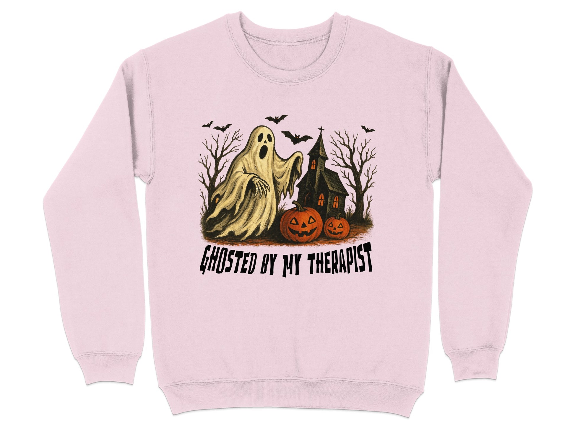 Ghosted by My Therapist Funny Halloween Sweatshirt product