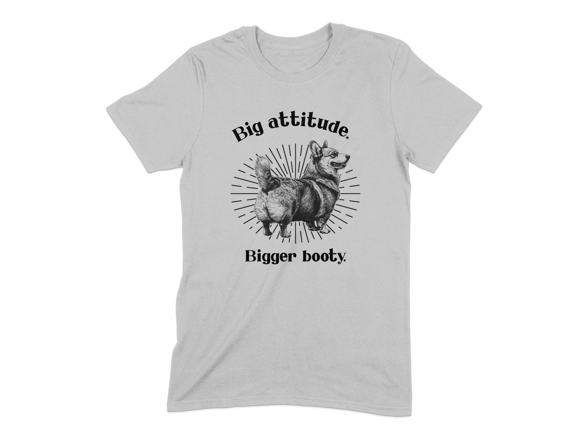 Big Attitude Bigger Booty Graphic T-Shirt product type