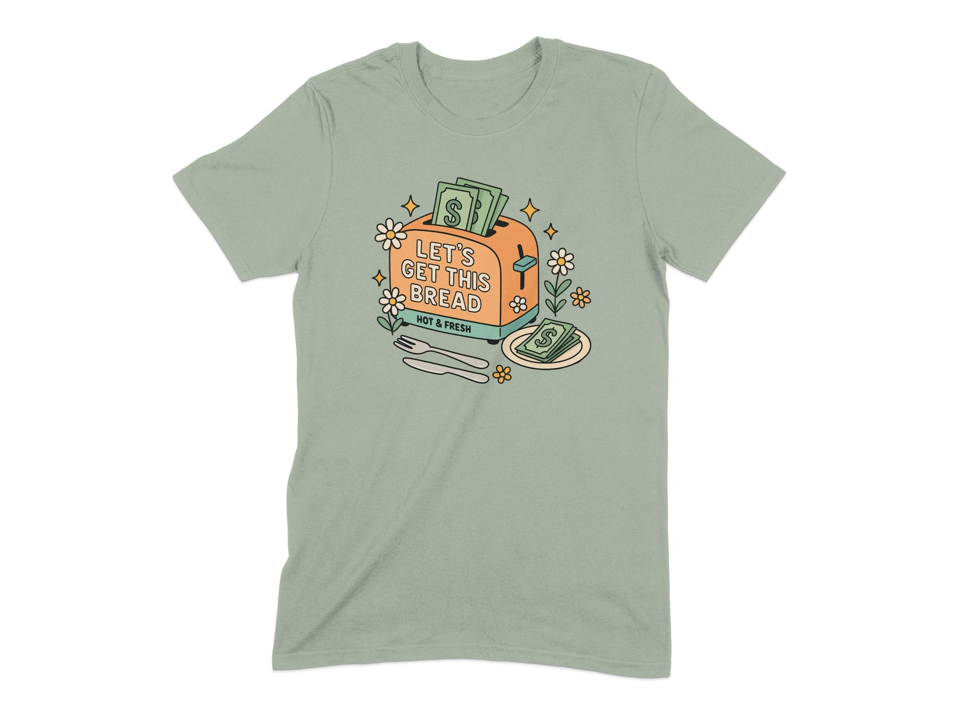 Let's Get This Bread Graphic Design T-shirt product type