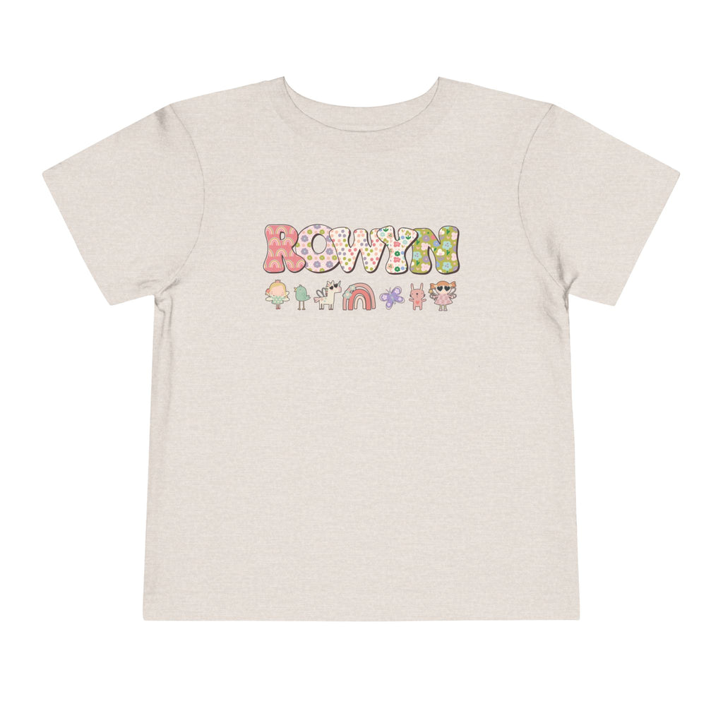 Personalized T-Shirt for Kids – Toddler Size 2T-5T - Custom Name