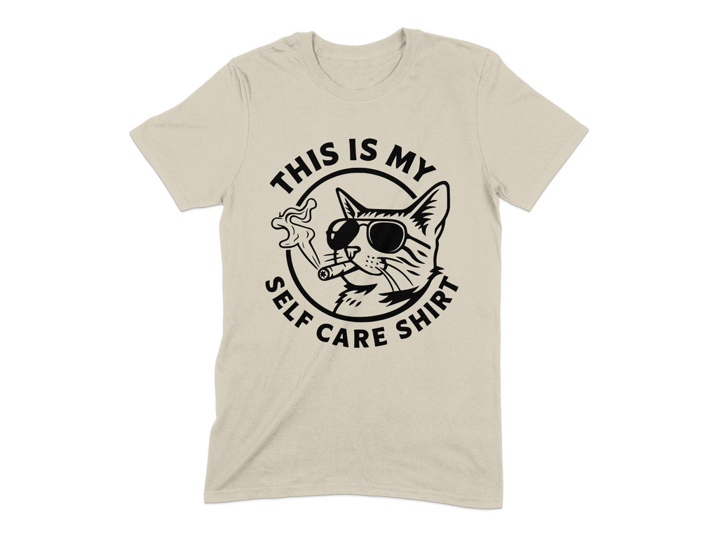 This Is My Self Care Shirt Humorous Cat T-shirt Product