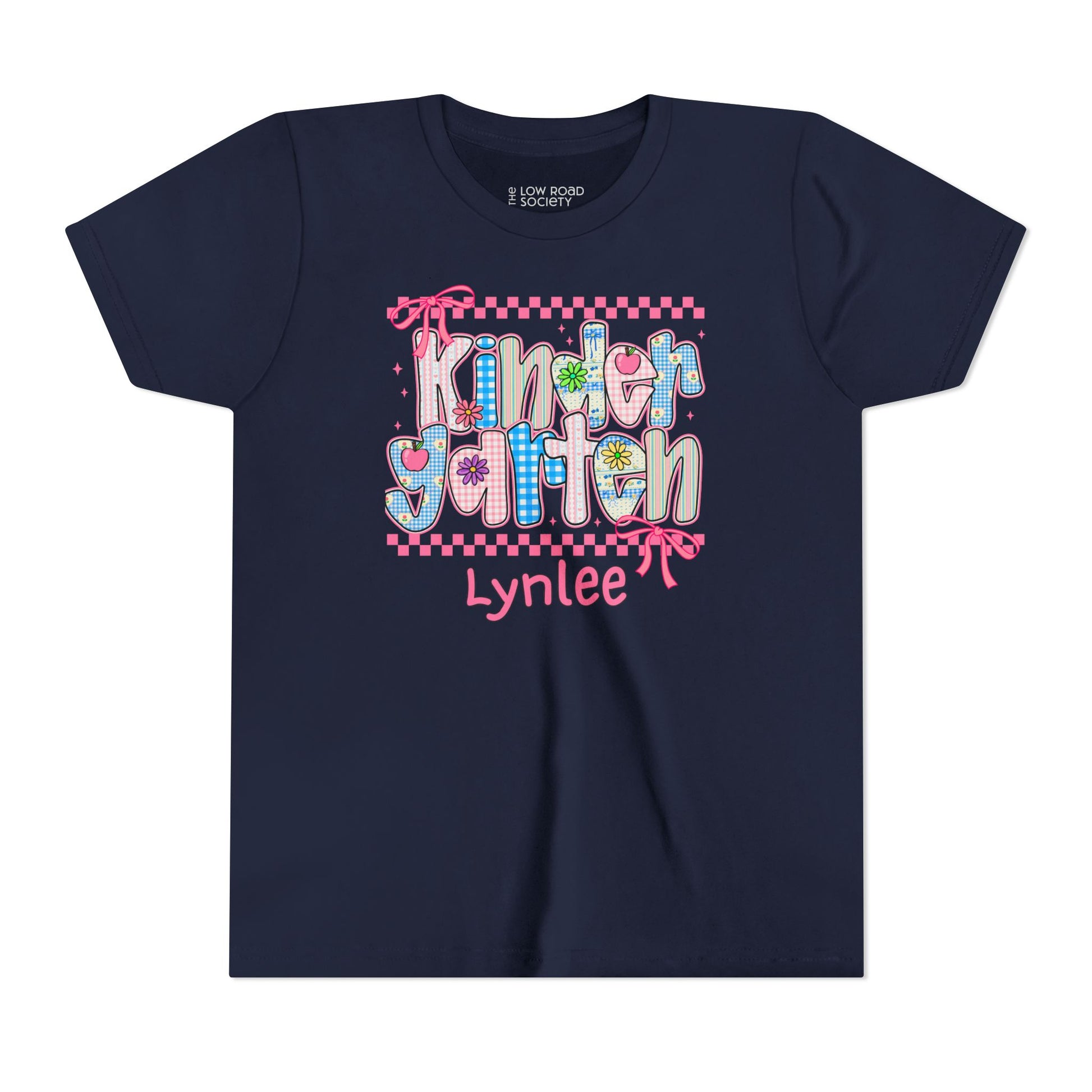 Kindergarten Personalized Back to School T-Shirt for Kids – Big Kids Size S-XL - Custom Name – First Day of School Shirt