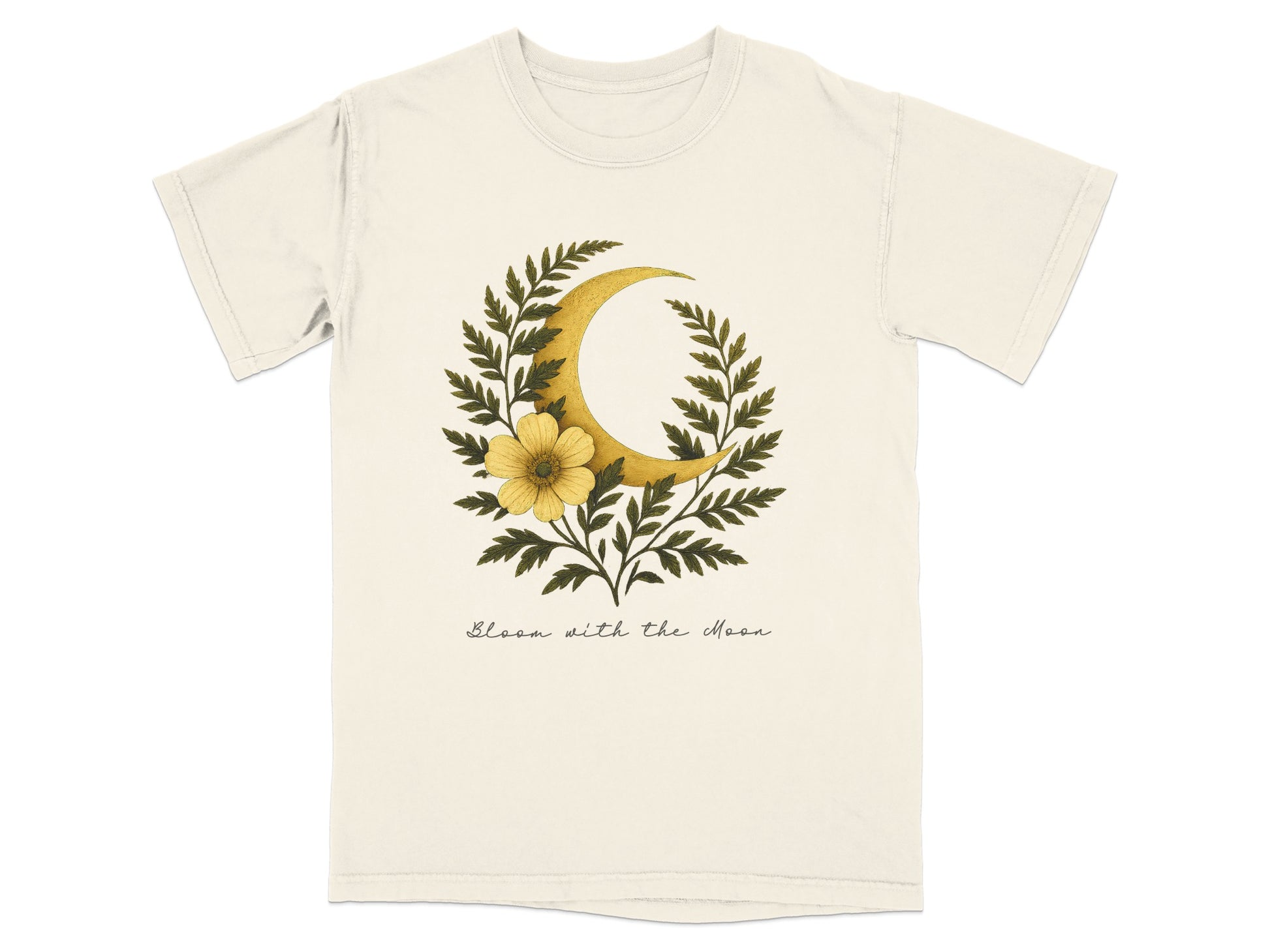 Glean with the Moon Floral Design Graphic Print product type