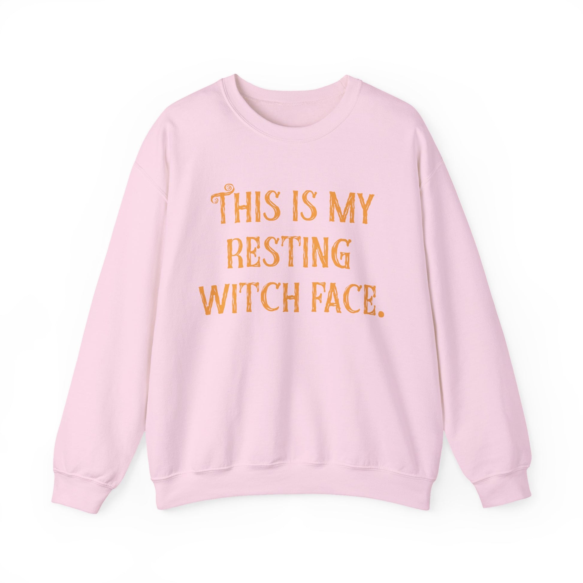 Resting Witch Face Funny Halloween Sweatshirt Unisex Crewneck
