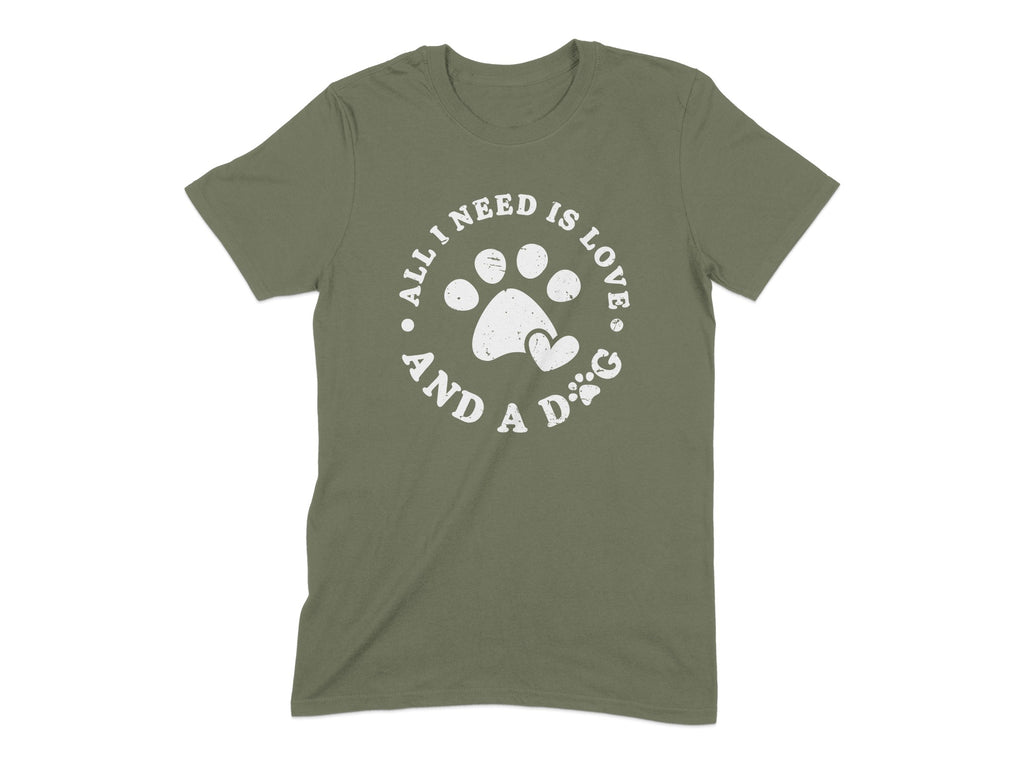 All I Need Is Love and a Dog T-Shirt product type