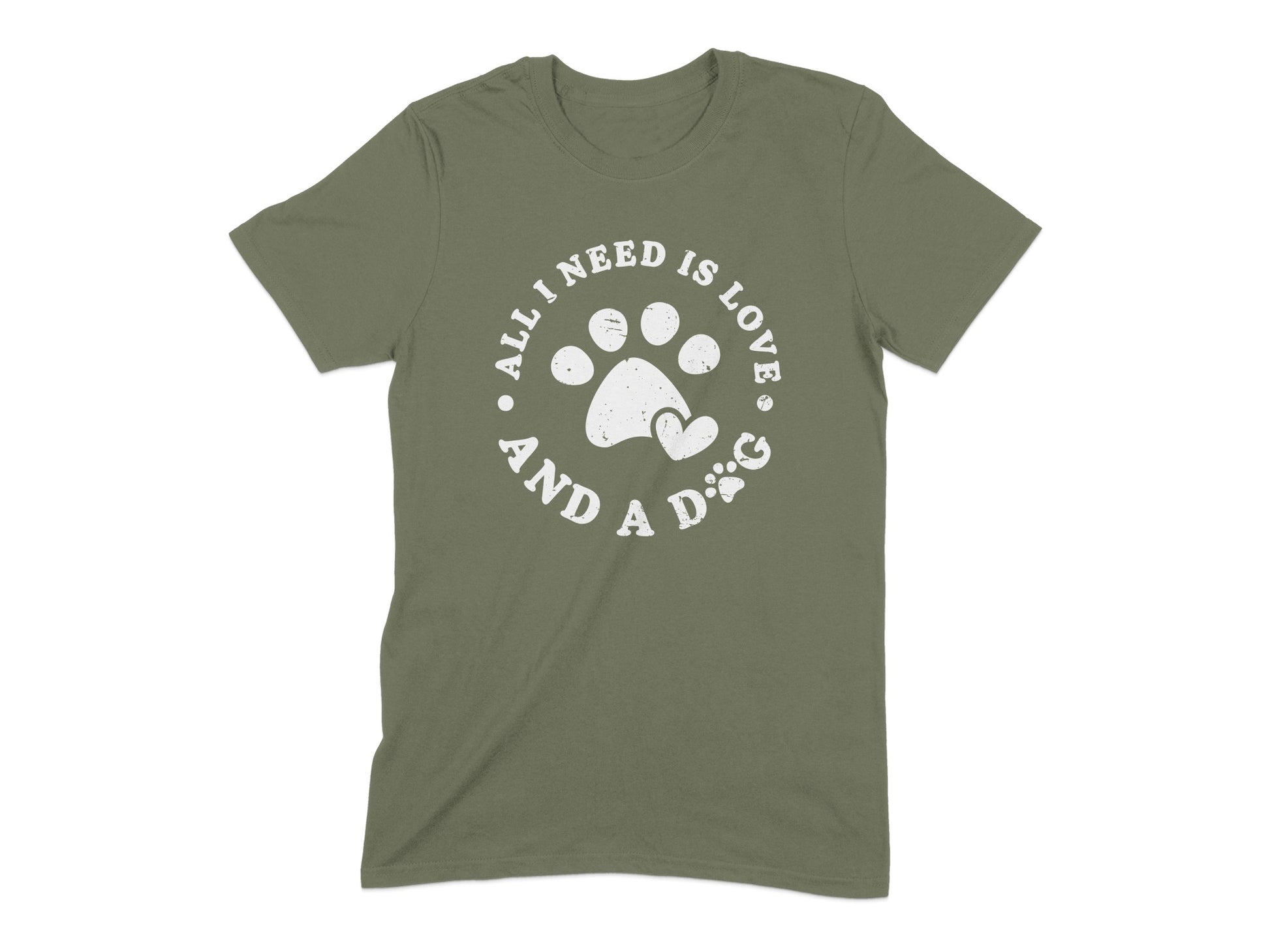 All I Need Is Love and a Dog T-Shirt product type