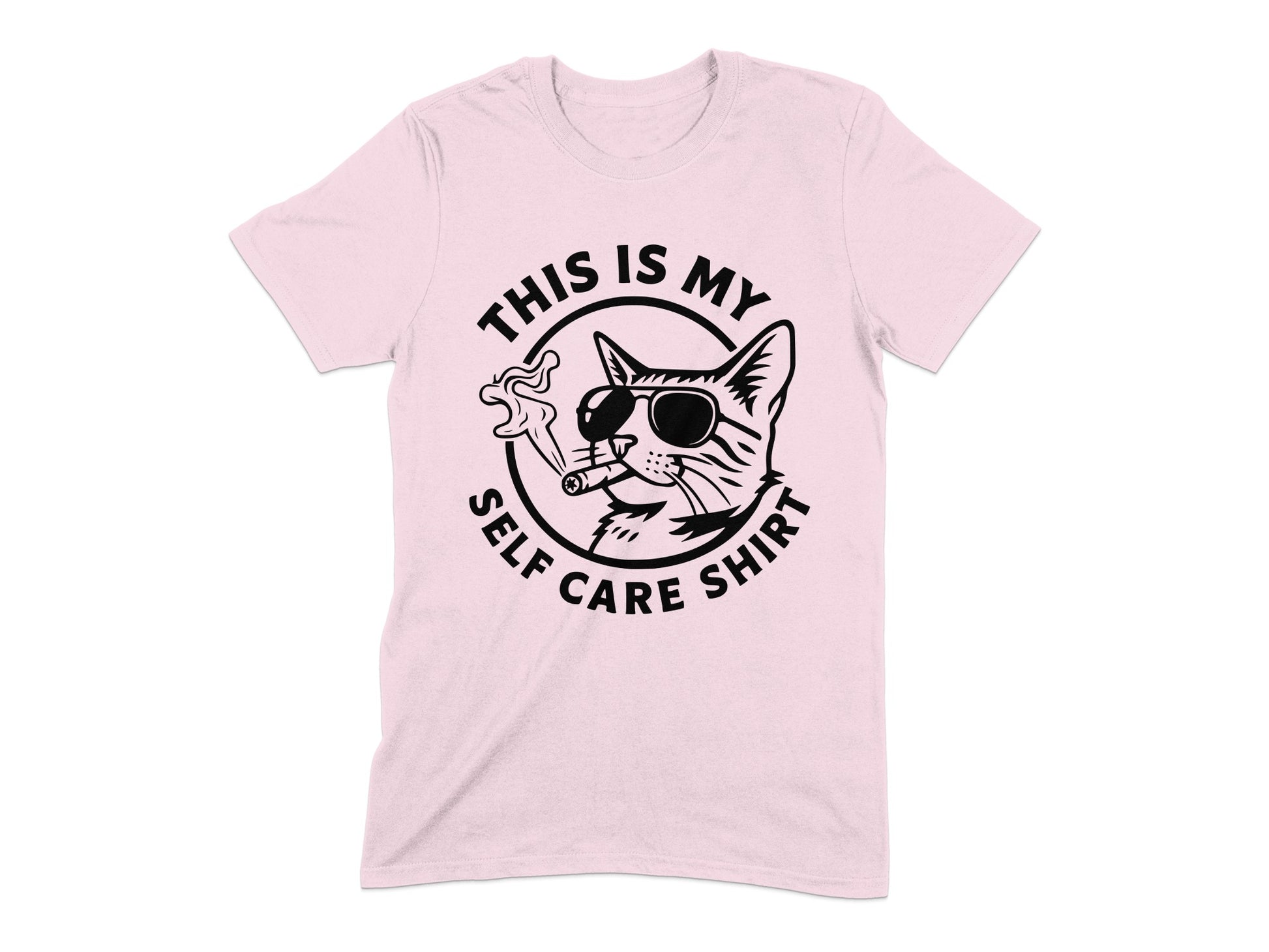 This Is My Self Care Shirt Unique Cat Design product type