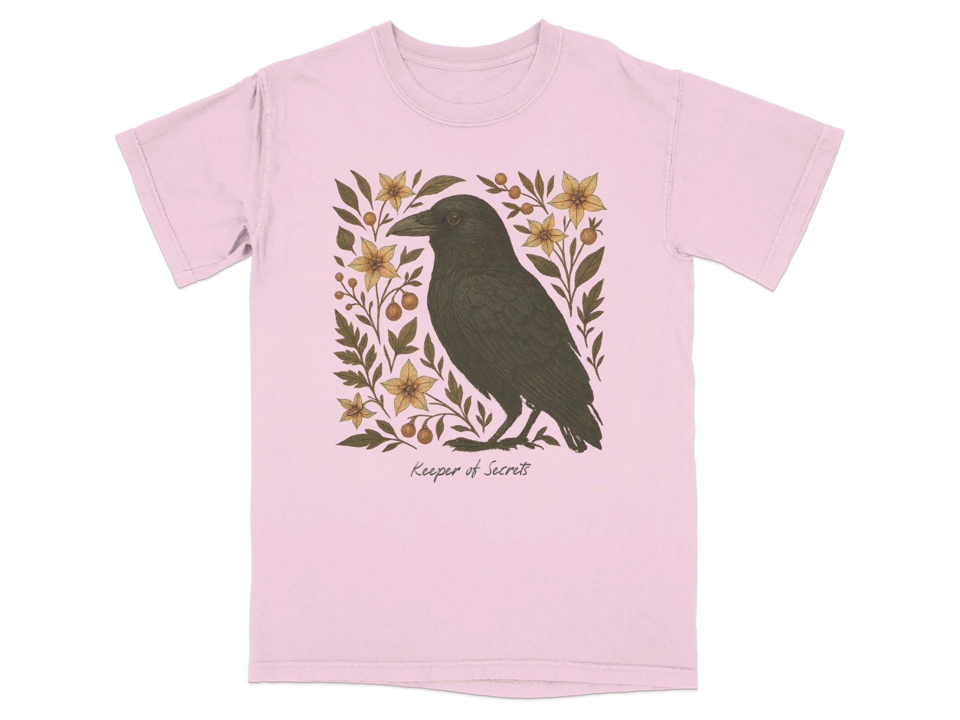 Keeper of Secrets Crow Graphic T-shirt product type