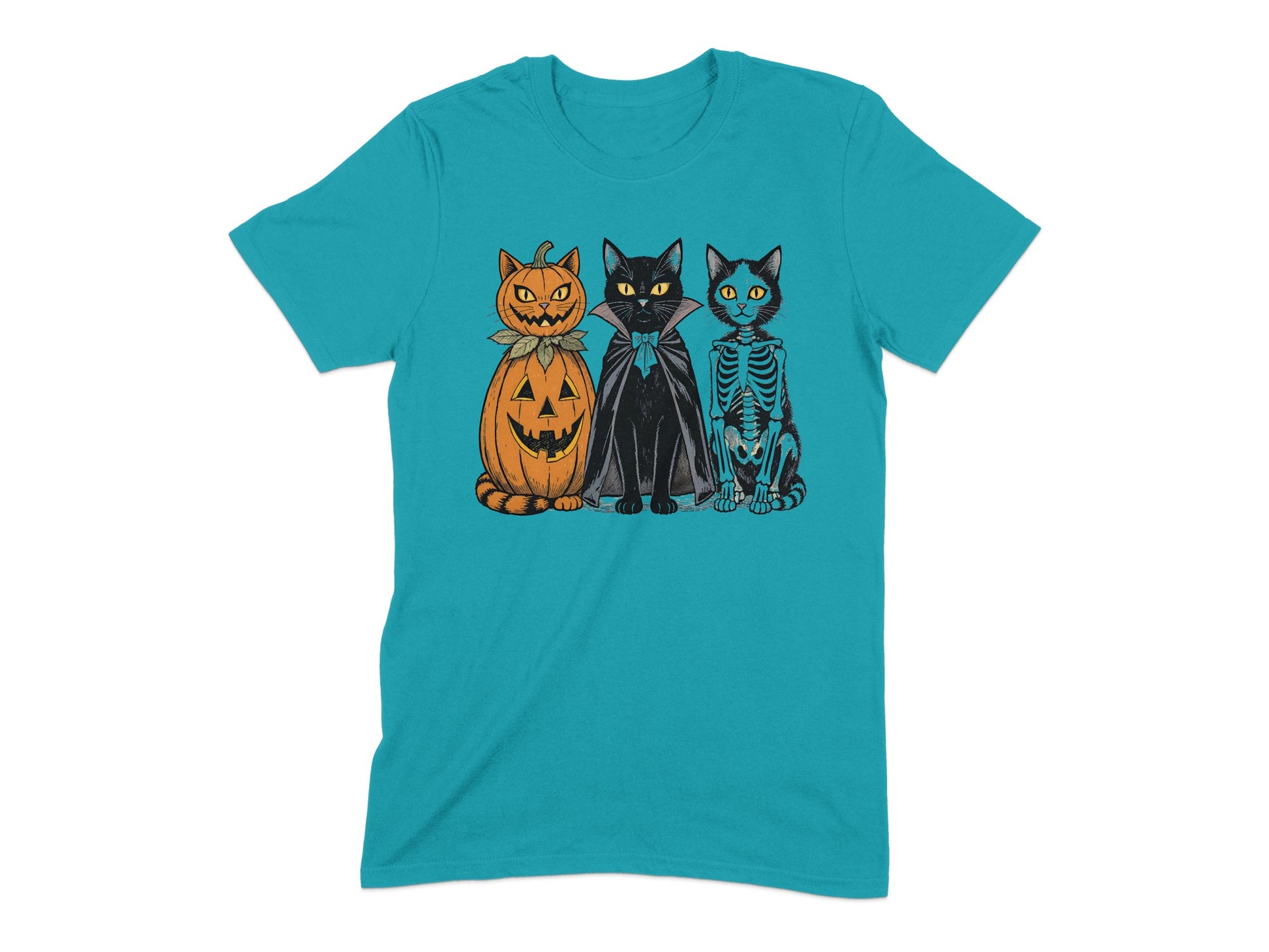 Halloween Cat Trio Shirt Cat Design Product Type