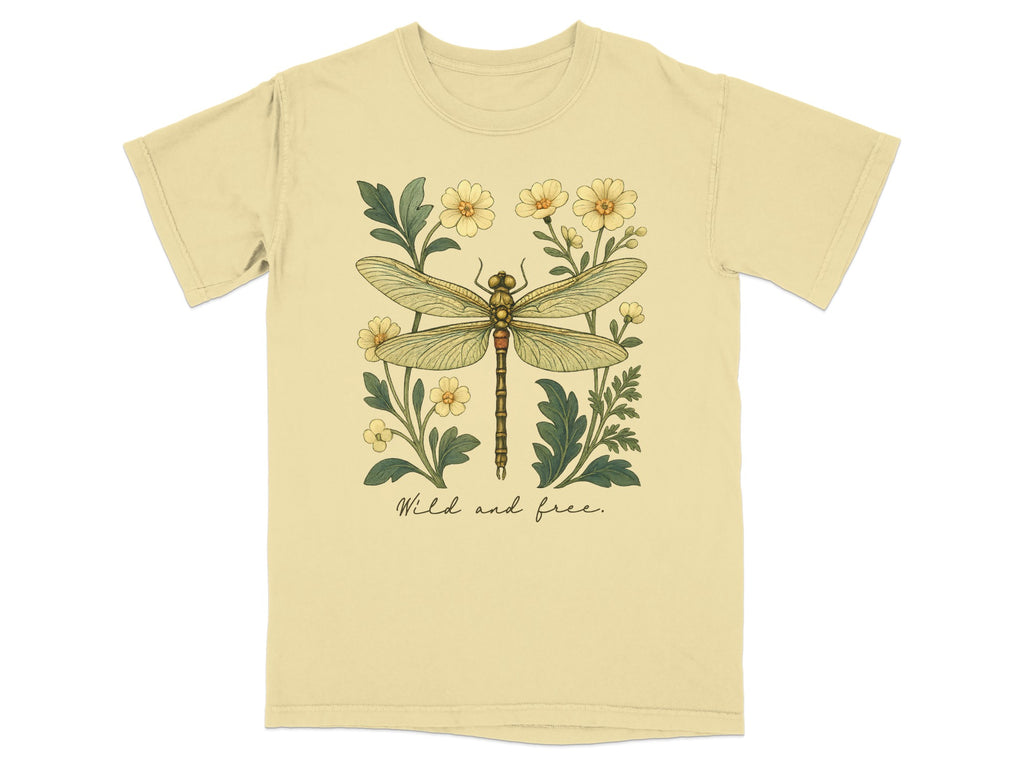 Wild and Free Dragonfly Graphic T-Shirt product type