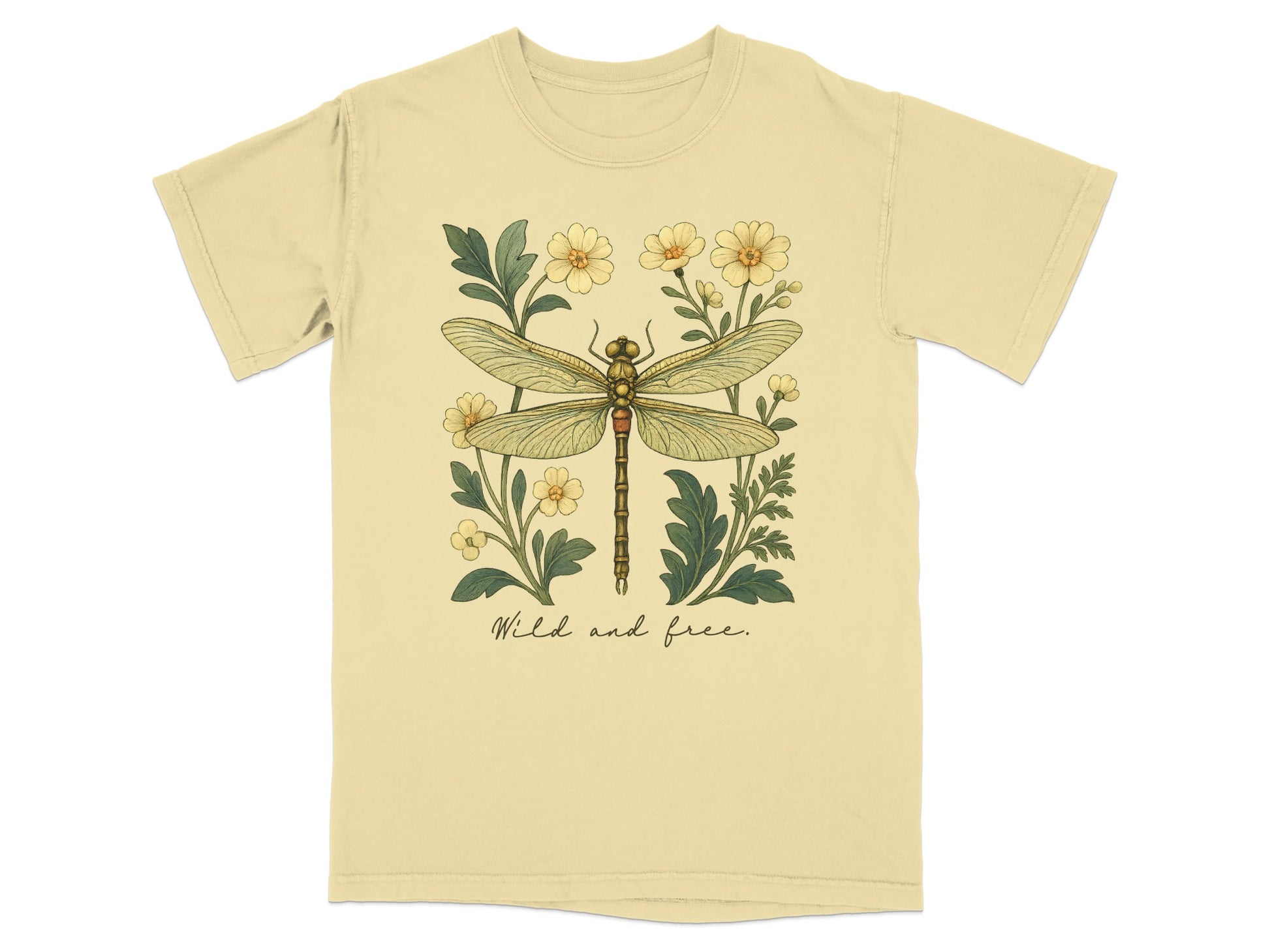 Wild and Free Dragonfly Graphic T-Shirt product type