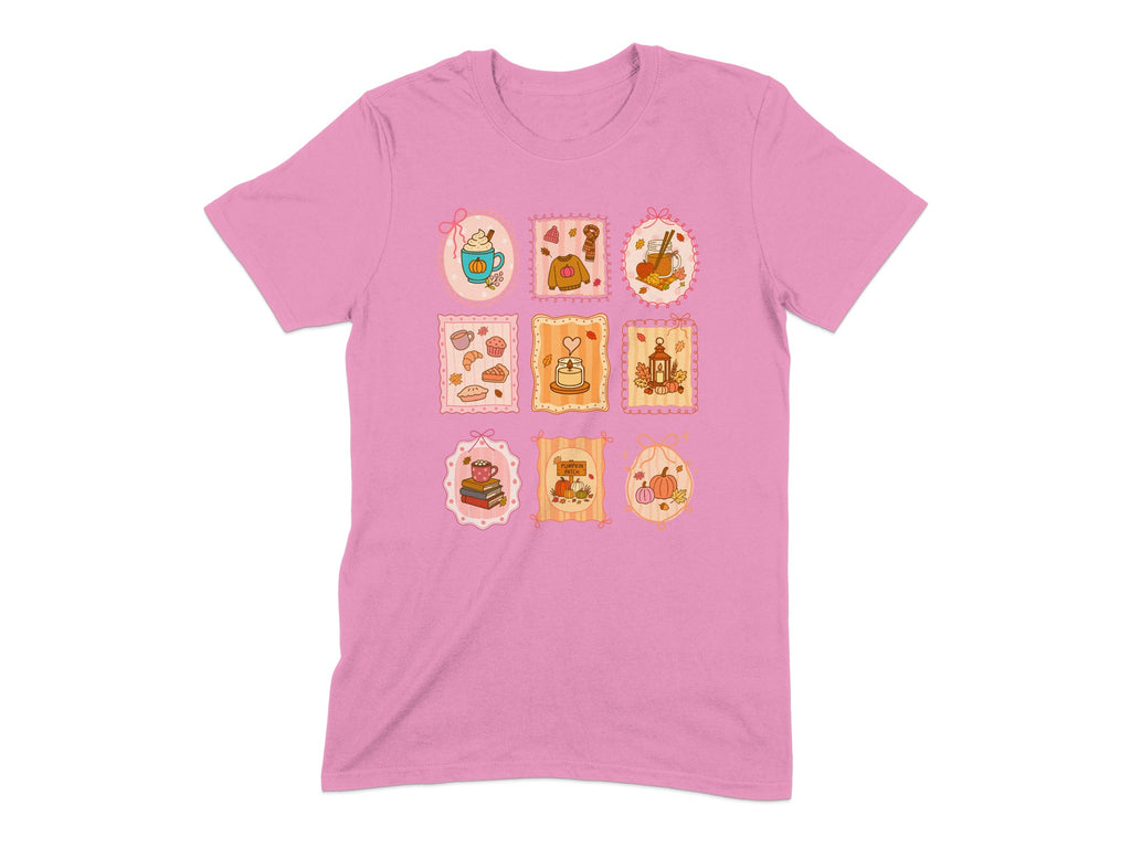 Cute Pink T-Shirt with Adorable Illustrated Designs product type